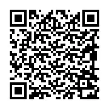 Codice QR per il numero di telefono +19898222340