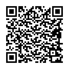 Codice QR per il numero di telefono +19898222487