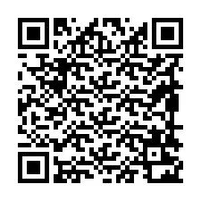 Kode QR untuk nomor Telepon +19898222521