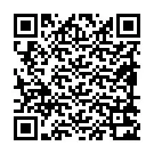 QR-code voor telefoonnummer +19898222829