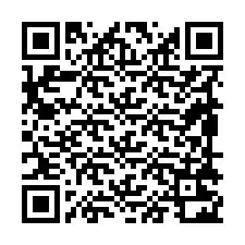 Código QR para número de teléfono +19898222871