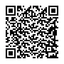 Código QR para número de telefone +19898223295