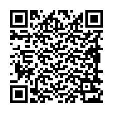 Kode QR untuk nomor Telepon +19898223476