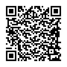 QR Code pour le numéro de téléphone +19898223477