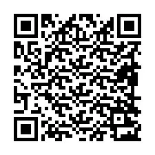 Codice QR per il numero di telefono +19898223697