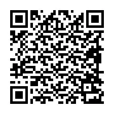 Kode QR untuk nomor Telepon +19898223793