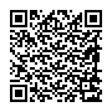 Código QR para número de telefone +19898223845