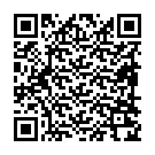 Código QR para número de teléfono +19898224357