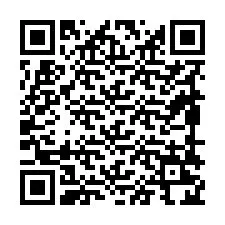 Código QR para número de telefone +19898224401