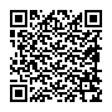 QR-koodi puhelinnumerolle +19898224589