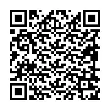 Código QR para número de teléfono +19898225083