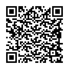 QR-koodi puhelinnumerolle +19898225186