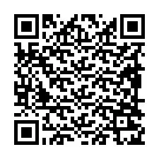 Codice QR per il numero di telefono +19898225372