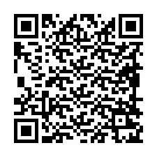 QR-koodi puhelinnumerolle +19898225616