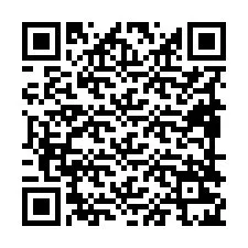 QR-koodi puhelinnumerolle +19898225623