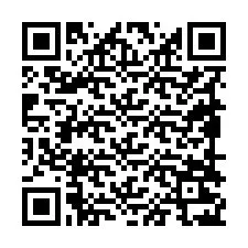 Código QR para número de teléfono +19898227318