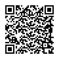 QR-koodi puhelinnumerolle +19898228254