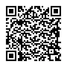 Código QR para número de teléfono +19898228642