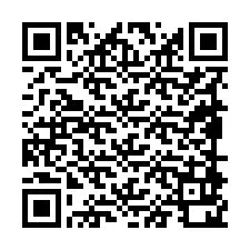 QR-Code für Telefonnummer +19898920098