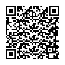 QR код за телефонен номер +19898920112