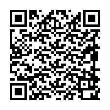 QR-Code für Telefonnummer +19898920200