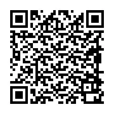 QR-Code für Telefonnummer +19898920324