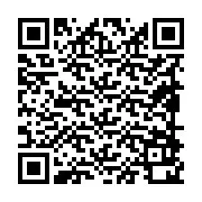 QR-koodi puhelinnumerolle +19898920329