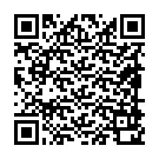 QR-Code für Telefonnummer +19898920479