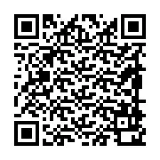 Código QR para número de teléfono +19898920531