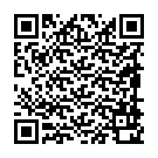 Codice QR per il numero di telefono +19898920554