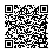 QR Code สำหรับหมายเลขโทรศัพท์ +19898920588