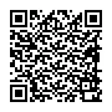 Código QR para número de telefone +19898920653