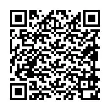 QR Code for Phone number +19898920829