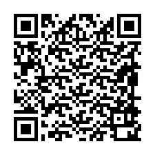 QR-код для номера телефона +19898920975