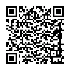 Kode QR untuk nomor Telepon +19898921009