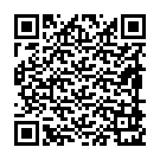 Kode QR untuk nomor Telepon +19898921025