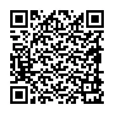 Kode QR untuk nomor Telepon +19898921058