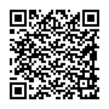 Kode QR untuk nomor Telepon +19898921071