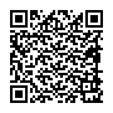 QR-code voor telefoonnummer +19898921083