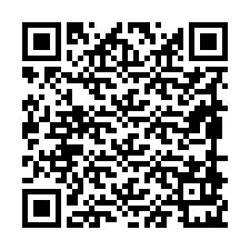 QR-koodi puhelinnumerolle +19898921105