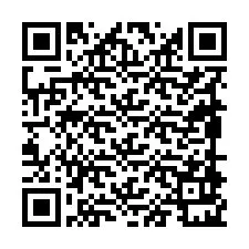 Codice QR per il numero di telefono +19898921144