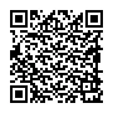 QR-koodi puhelinnumerolle +19898921224