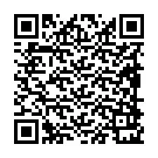 Kode QR untuk nomor Telepon +19898921272