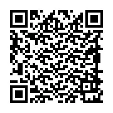 電話番号のQRコード +19898921284