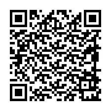 QR Code สำหรับหมายเลขโทรศัพท์ +19898921300