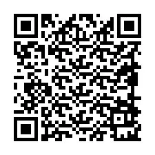 QR-koodi puhelinnumerolle +19898921308