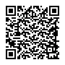 QR-Code für Telefonnummer +19898921398