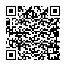 Código QR para número de telefone +19898921542