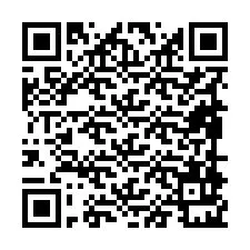 QR-Code für Telefonnummer +19898921557