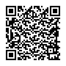 QR Code pour le numéro de téléphone +19898921649